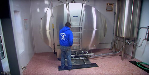 Hoffman Dairy Farm Indoor Milk Tank