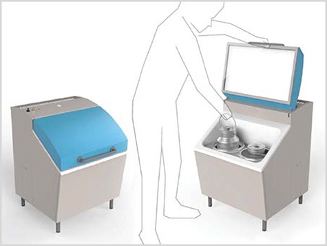 Milk cooling units 