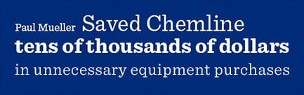 Mueller saved tens of thousands of dollars in unnecessary equipment purchases