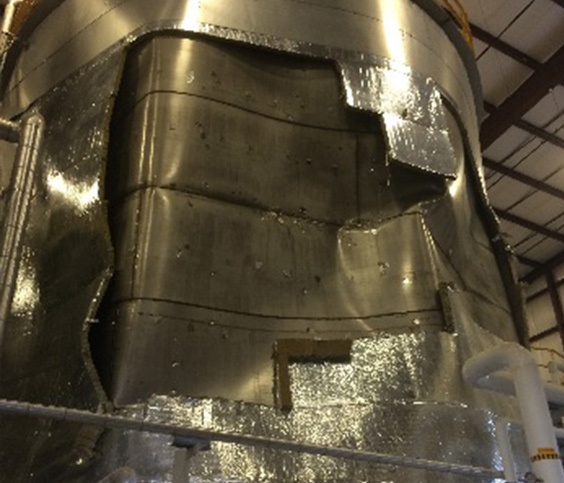 Imploded Tank