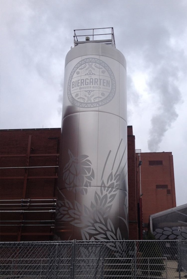 Unitank Outside Brewery