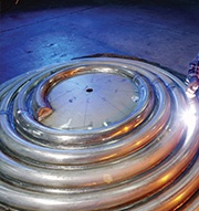 Half Pipe Coil Heat Transfer Surface